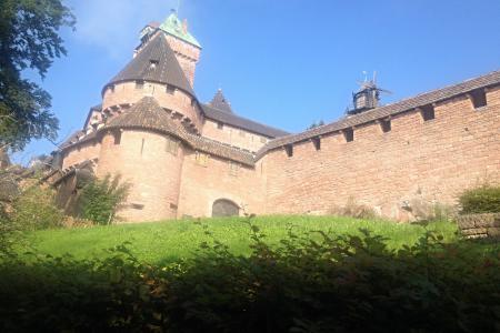 první etapa začala prohlídkou hradu Koenigsbourg