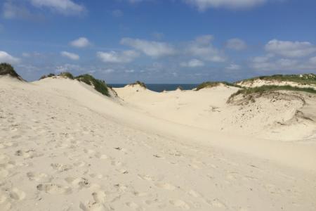 duny na ostrově Zeeland