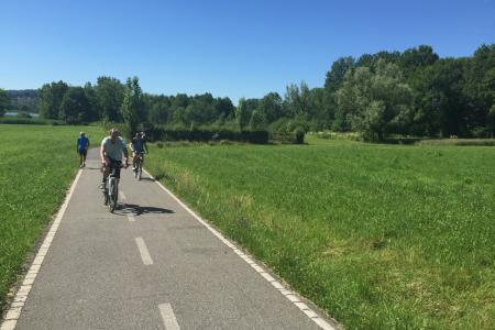první den po cyklo stezce kolem jezera Varese