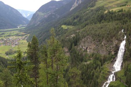 nejvyšší vodopád v Tyrolsku- Stubenfall