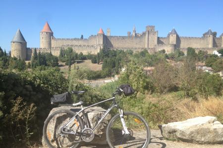 cíl dnešní etapy ... Carcassonne