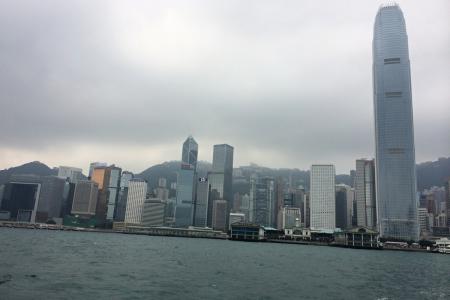 druhý den lodí z ostrova v Hong Kongu