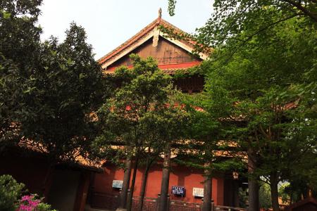 další den ráno- prohlídka chrámu v Hengshanu