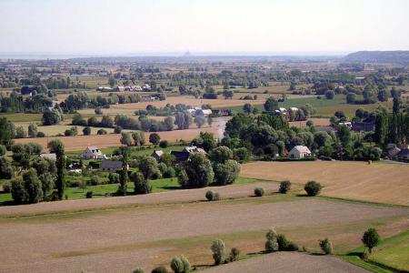 Pohled na rovinu, v pozadí M. S. Michel