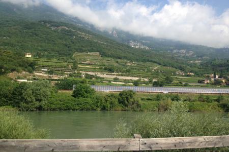 poslední etapa-podél řeky Adige do Trenta