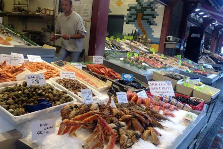 rybí trh v Trouville
