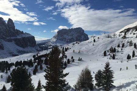 sjezdovky mezi Alta Badii a Gardenou