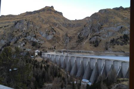 pohled z okna tradičního hotelu Dolomia byl zvláštní