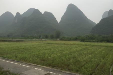 typická krajina kolem řeky Li