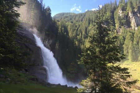 2.den- etapa z Krimmelských vodopádů, údolím řeky Salzach, přes Kaprun do Brucku
