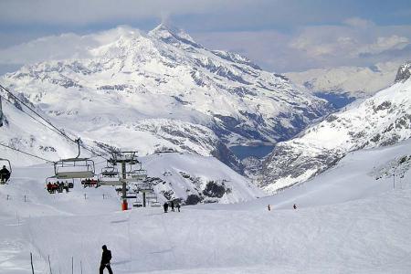 Přehrada u Tignes