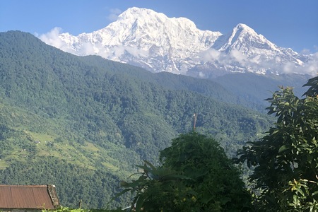 7den- pěší výlet s vyhlídkami na Annapurny