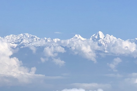 3den- vyhlídka na Himaláje a přesun do Pokhary
