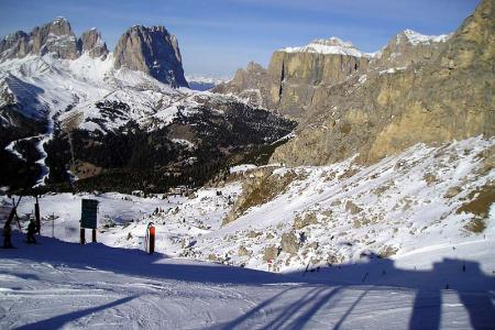 Dolomity, málo sněhu, ale supr lyžování