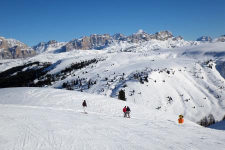 Pohled na sjezdovky v Alta Badii