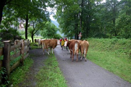 A pak už se jelo na kole