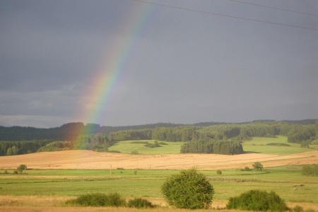 A duha na úplný konec – už z busu