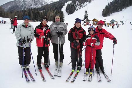 Spokojené lyžařky