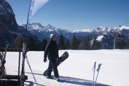 Bývalý ministr jezdí na snowboardu