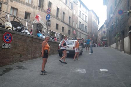 a už jsem v cíli - historická Siena
